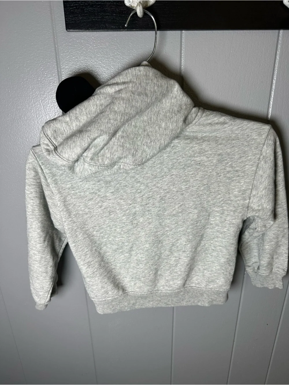 GAP Disney mini mouse love  Gray Zip-Up Hoodie with Red Bow Accents girls 5t